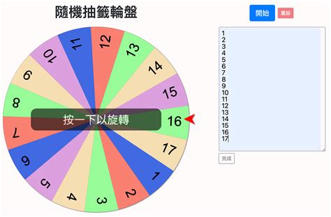 旋轉羅盤|線上抽籤轉盤：隨機抽籤輪盤